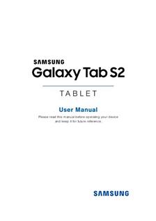 Samsung Galaxy Tab S2 manual. Camera Instructions.